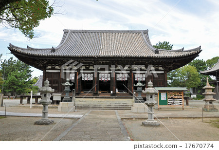 [New Saigoku Kannon] 27th Kakurinji National Treasure Main Hall Early Autumn Scenery 1 Kakogawa City, Hyogo Prefecture 17670774