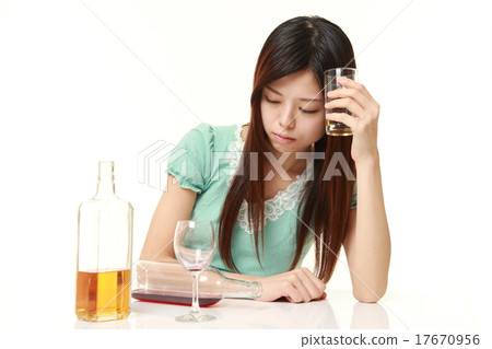 A woman in drunkenness A woman in drunkenness 17670956