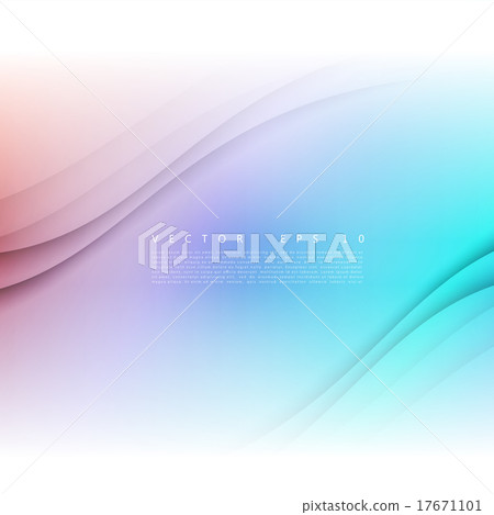 Vector white of wavy banner.  17671101