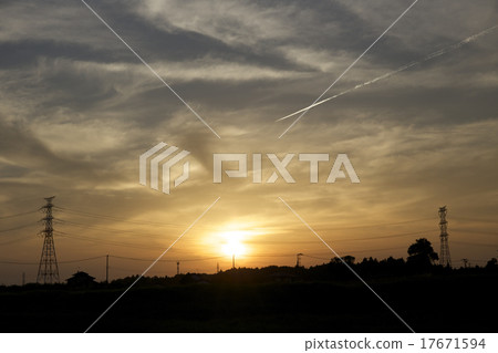 落日的天空 落日的天空 17671594