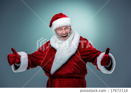 happy, smiling Santa Claus. happy, smiling Santa Claus. 17672116