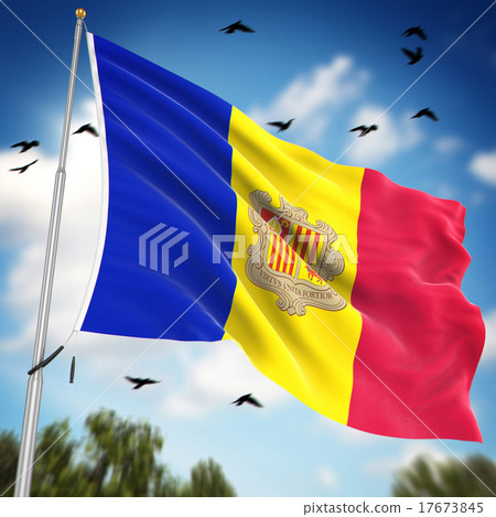 Flag of Andorra 17673845