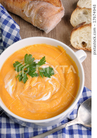 Pumpkin soup puree Pumpkin soup puree 17674948