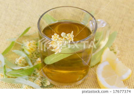 Cup of linden tee with lemon Cup of linden tee with lemon 17677374