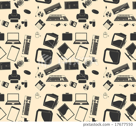 Vector set web icons. retro monitor and computer 17677550