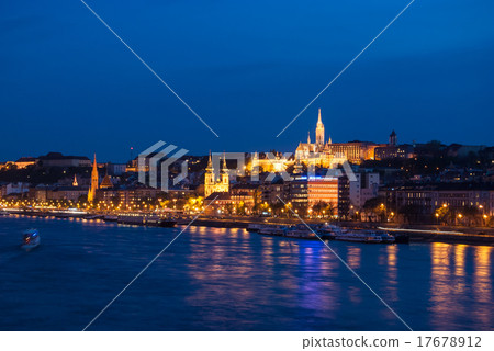 at night in Budapest Hungary at night in Budapest Hungary 17678912