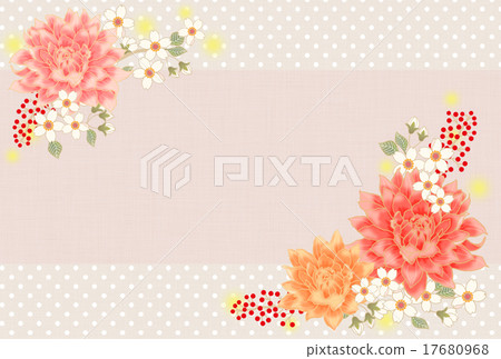 花卉圖案背景材料 花卉圖案背景材料 17680968