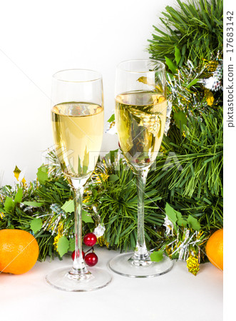 Christmas champagne Christmas champagne 17683142