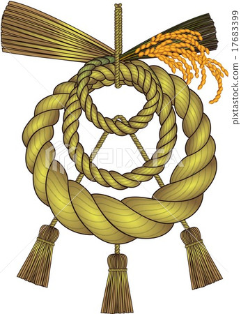 sacred shrine rope - Stock Illustration [17683399] - PIXTA