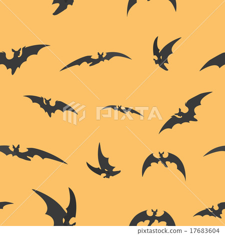 Bats silhouettes for Halloween 17683604