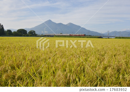 Autumn paddy and Bandai and Banetsukishi line 2 17683932