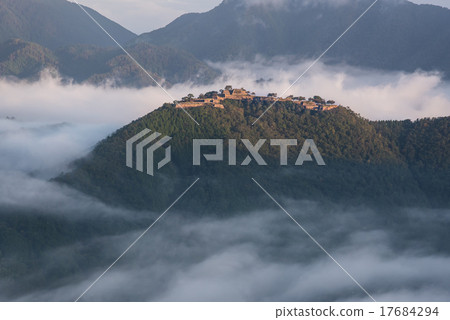 Castle in the sky Takeda castle and the sea of clouds 17684294