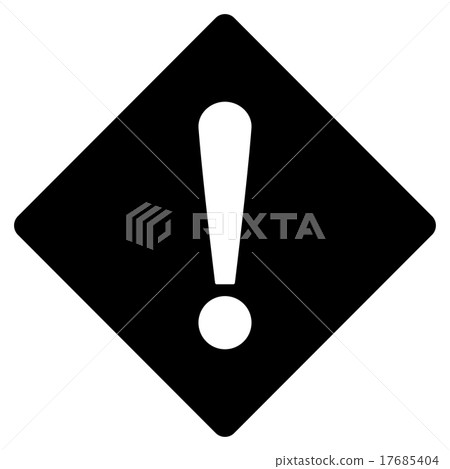 Error flat black color icon - Stock Illustration [17685404] - PIXTA