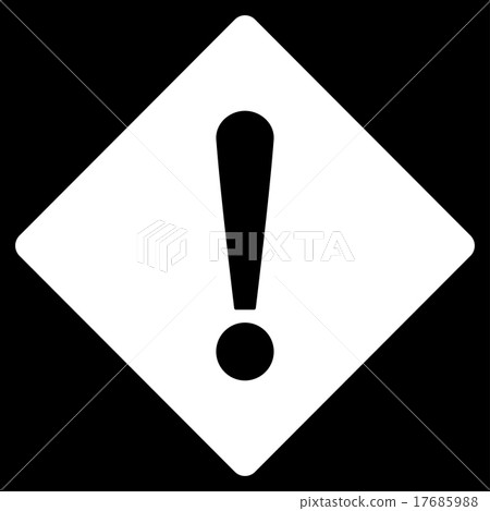 Error flat white color icon 17685988
