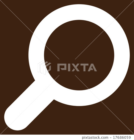 View flat white color icon 17686059