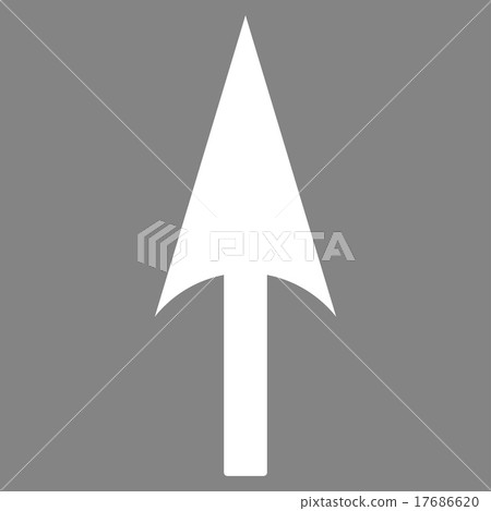Arrow Axis Y flat white color icon 17686620