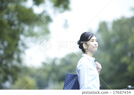 A woman in the park 17687434