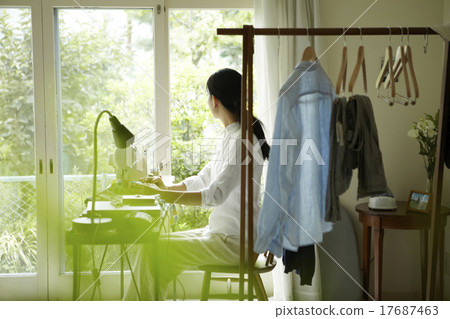 Woman doing housework 17687463