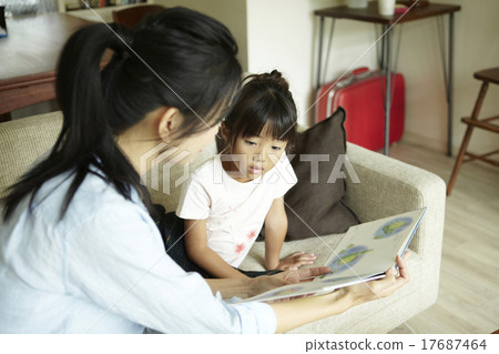 Parents and children spending time together at home 17687464