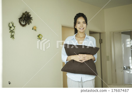 Woman doing housework 17687487