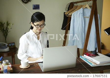 Woman doing housework 17687531