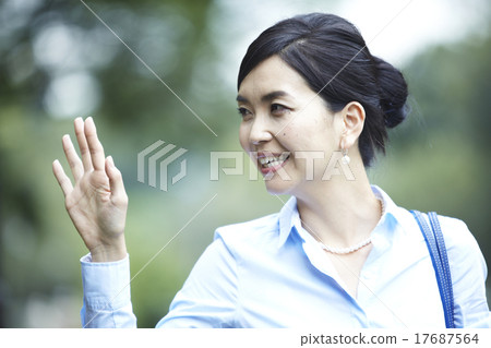 A woman in the park 17687564