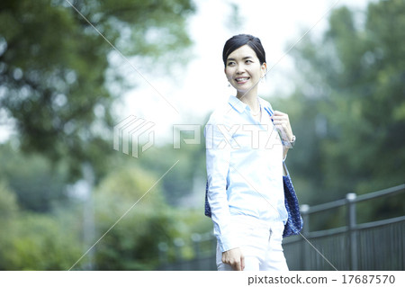 A woman in the park 17687570