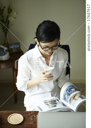 Woman doing housework 17687617