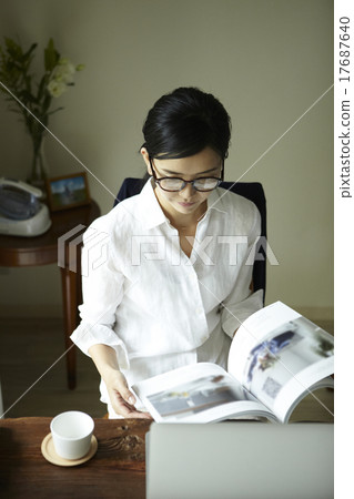 Woman doing housework 17687640