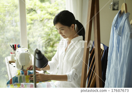 Woman doing housework 17687673