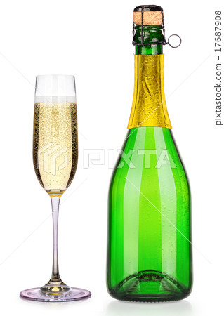 Luxury champagne collection isolated Luxury champagne collection isolated 17687908