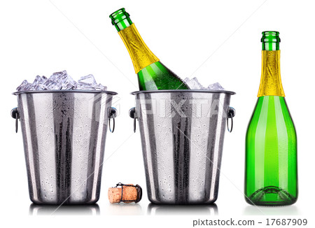 Luxury champagne collection isolated Luxury champagne collection isolated 17687909