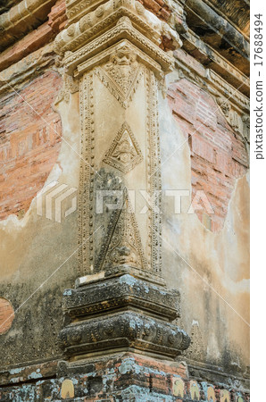 Burmese Stucco detail  17688494