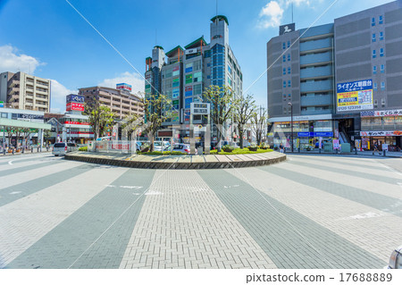 位於Kasadai站（東北亞東出口）北口的東武東上線景觀 17688889