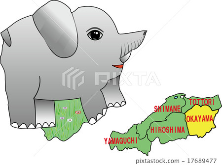 映射動物岡山兒童大象 17689477