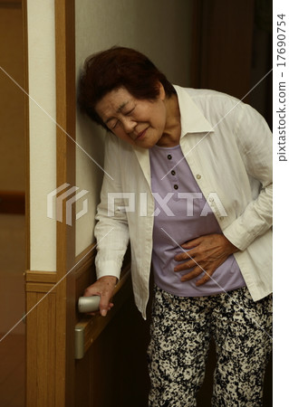 The elderly negative negative image 17690754