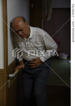 The elderly negative negative image The elderly negative negative image 17690762