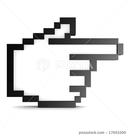 Mouse cursor with white background 17691000