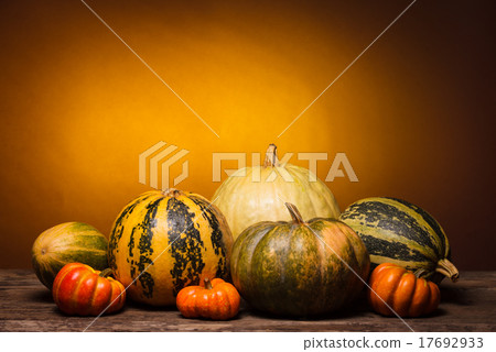 Autumn still life with pumpkin Autumn still life with pumpkin 17692933