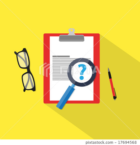 Faq icon, flat material illustration Faq icon, flat material illustration 17694568