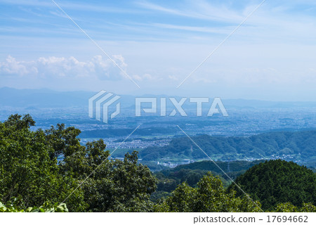 View of the Nara Basin from Shiinzan top View of the Nara Basin from Shiinzan top 17694662