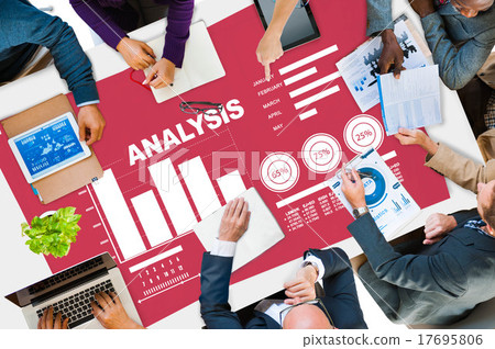 Stock Photo: Analysis Analytics Bar graph Chart Data Information Concept