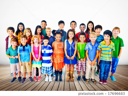 Kids Children Diversity Happiness Group Concept 17696683