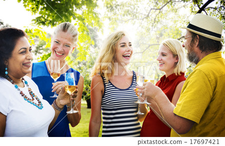 Diverse People Party Togetherness Friendship Concept Diverse People Party Togetherness Friendship Concept 17697421