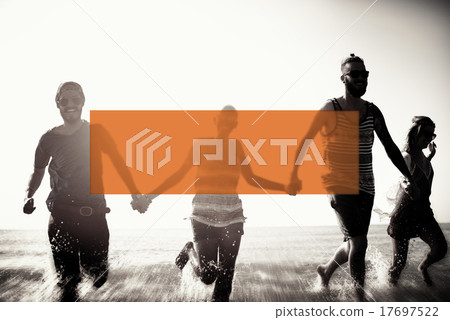 Summer Togetherness Friendship Vacation Bonding Concept 17697522
