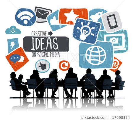 Ideas Creative Social Media Social Networking Vision Concept 17698354