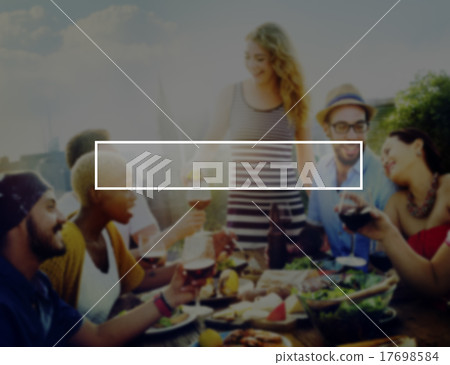 Diverse People Friends Hanging Out Drinking Concept Diverse People Friends Hanging Out Drinking Concept 17698584