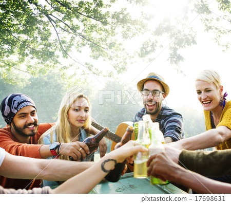 Diverse People Friends Hanging Out Concept Diverse People Friends Hanging Out Concept 17698631