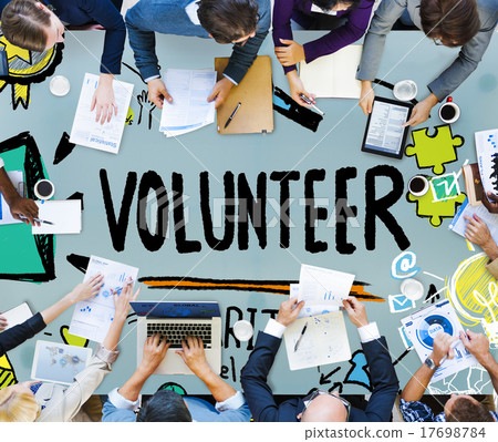 Volunteer Charity Help Sharing Giving Donate Assisting Concept Volunteer Charity Help Sharing Giving Donate Assisting Concept 17698784