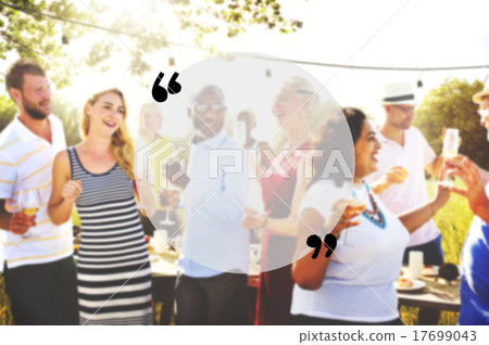 Blank Copy Space Holiday Quotation Mark Summer Concept 17699043